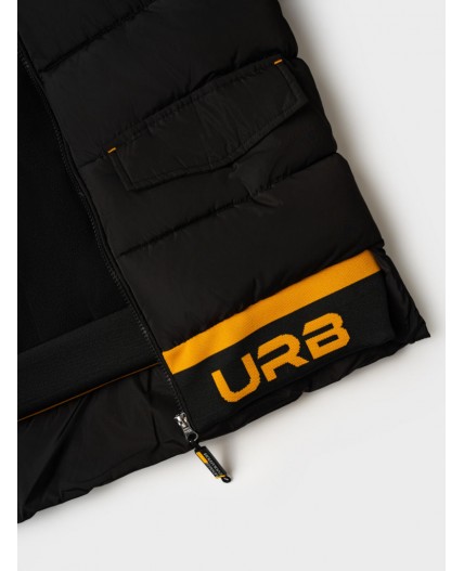 Куртка текстильная с полиуретановым покрытием для мальчиков черный