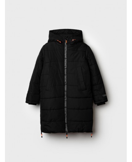 Пальто текстильное с полиуретановым покрытием для мальчиков черный