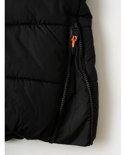 Пальто текстильное с полиуретановым покрытием для мальчиков черный