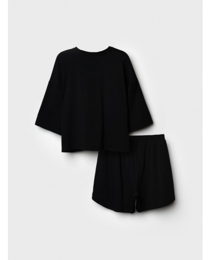 Пижама трикотажная для женщин черный