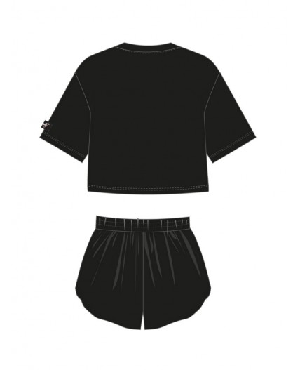 Пижама трикотажная для женщин черный