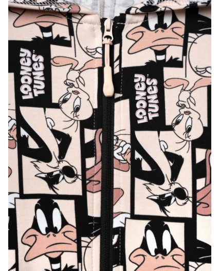 Комбинезон трикотажный для девочек бежевый