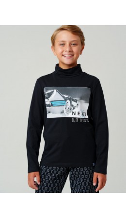 Водолазка трикотажная для мальчиков черный