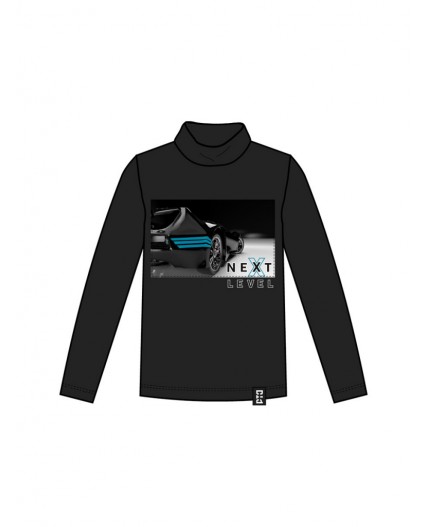 Водолазка трикотажная для мальчиков черный