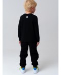 Брюки трикотажные для мальчиков черный