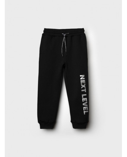 Брюки трикотажные для мальчиков черный