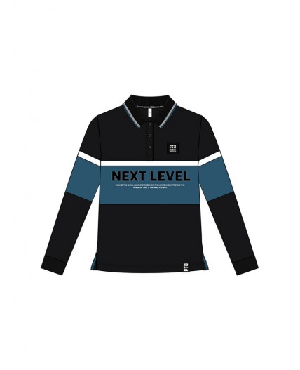 Джемпер трикотажный с воротником поло для мальчиков белый,черный,тёмно-синий