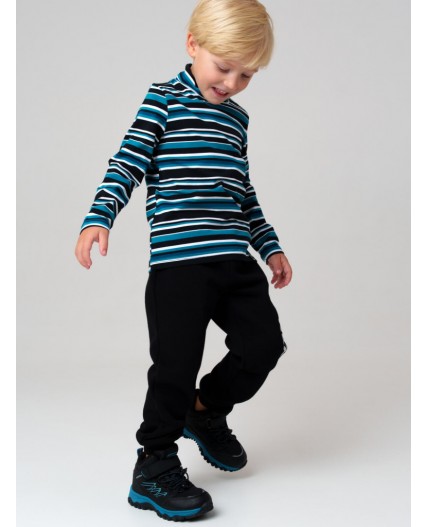 Водолазка трикотажная для мальчиков разноцветный