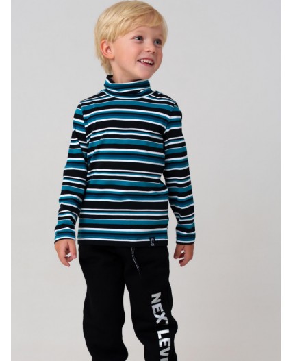 Водолазка трикотажная для мальчиков разноцветный