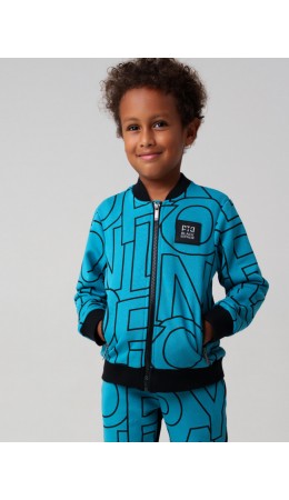 Толстовка трикотажная для мальчиков черный