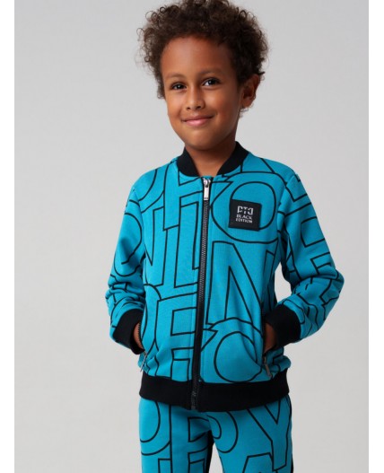 Толстовка трикотажная для мальчиков черный