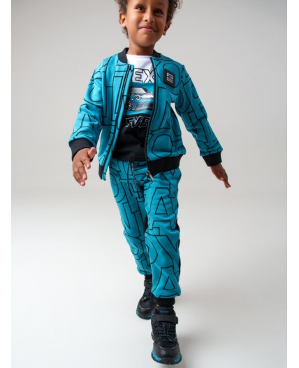 Толстовка трикотажная для мальчиков черный