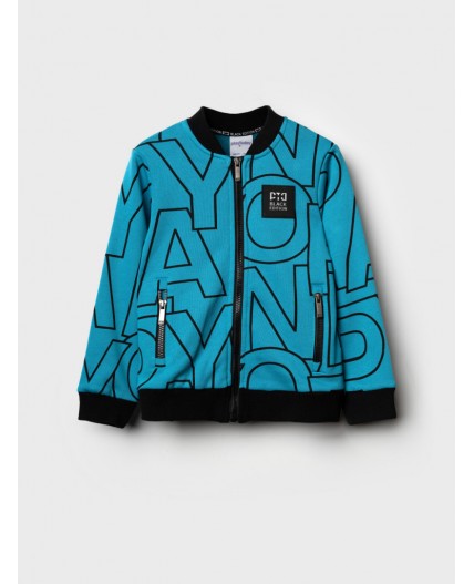 Толстовка трикотажная для мальчиков черный