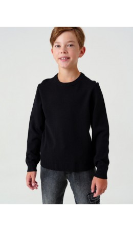 Джемпер трикотажный для мальчиков черный