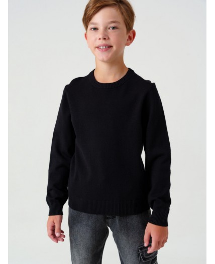 Джемпер трикотажный для мальчиков черный