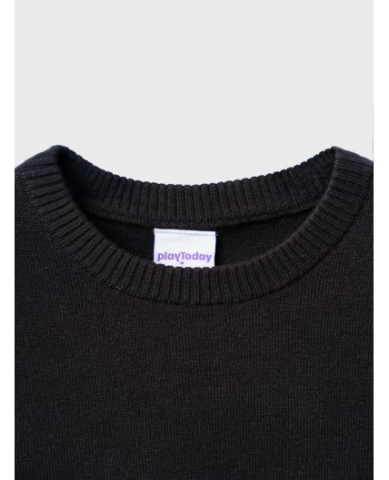 Джемпер трикотажный для мальчиков черный