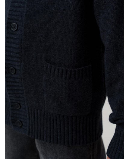 Кардиган трикотажный для мальчиков черный