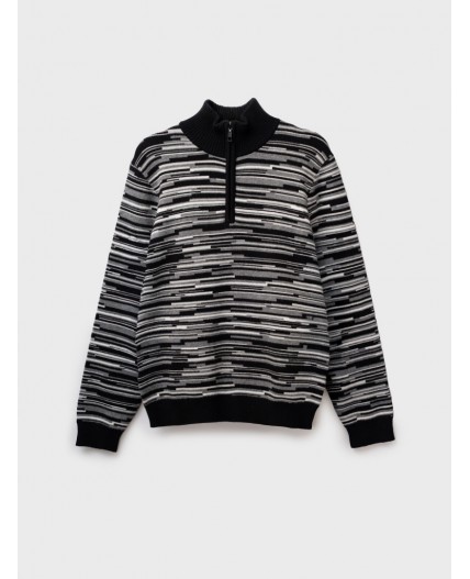 Свитер трикотажный для мальчиков разноцветный