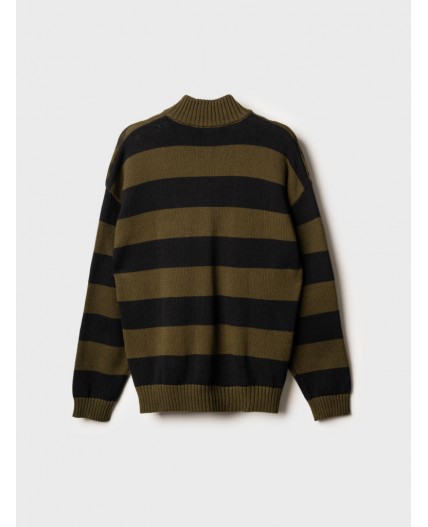 Кардиган трикотажный для мальчиков хаки,черный