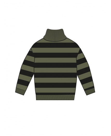 Кардиган трикотажный для мальчиков хаки,черный