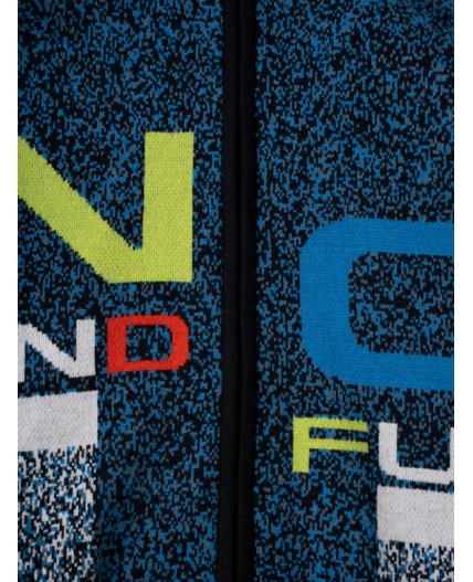 Кардиган трикотажный для мальчиков тёмно-синий