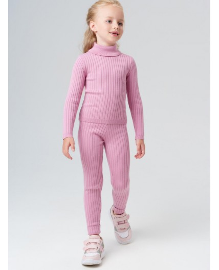 Водолазка трикотажная для девочек розовый