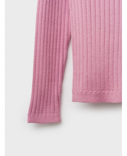 Водолазка трикотажная для девочек розовый