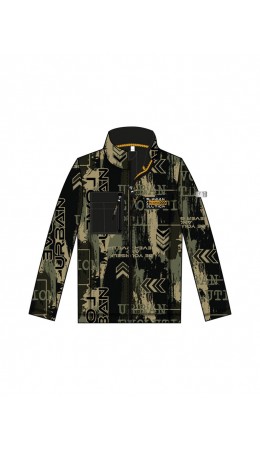 Куртка трикотажная для мальчиков черный