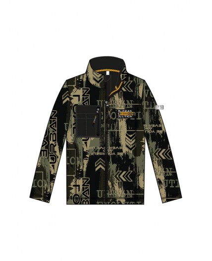 Куртка трикотажная для мальчиков черный