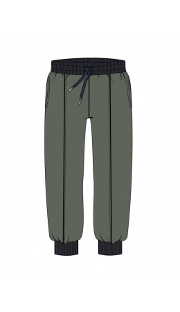 Брюки трикотажные для мальчиков хаки