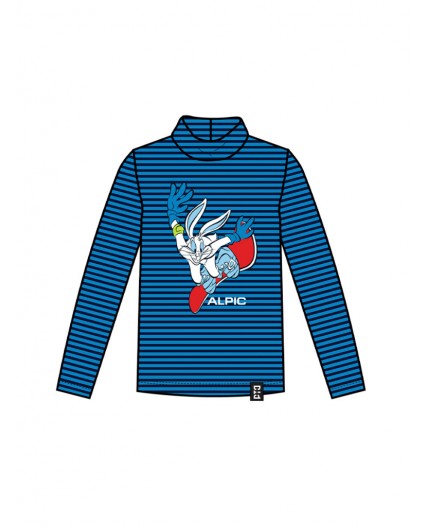 Водолазка трикотажная для мальчиков ярко-синий