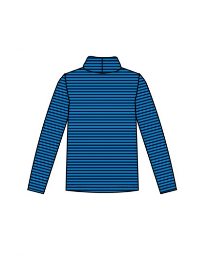 Водолазка трикотажная для мальчиков ярко-синий