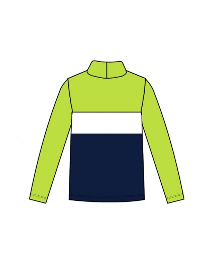 Водолазка трикотажная для мальчиков белый,ярко-зеленый,тёмно-синий