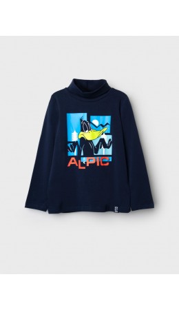 Водолазка трикотажная для мальчиков тёмно-синий