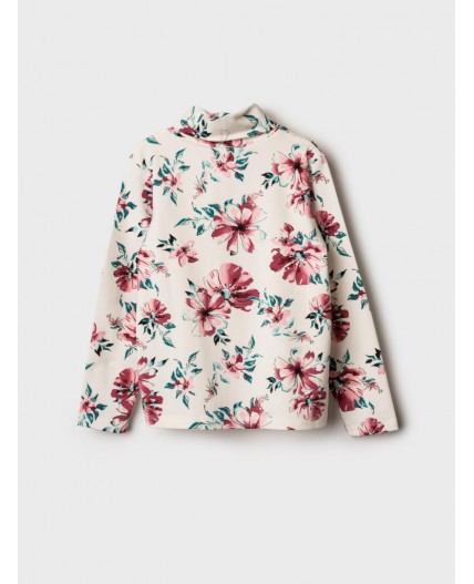 Водолазка трикотажная для девочек разноцветный