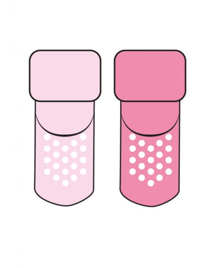 Носки детские трикотажные махровые для девочек розовый,светло-розовый