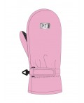 Варежки текстильные для девочек светло-розовый