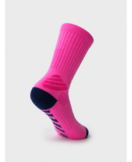 Термоноски трикотажные для девочек темно-серый,розовый,малиновый