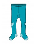 Колготки детские трикотажные для мальчиков бирюзовый