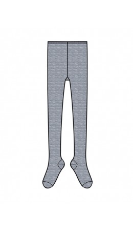 Колготки трикотажные для мальчиков, 2 пары в комплекте черный,серый