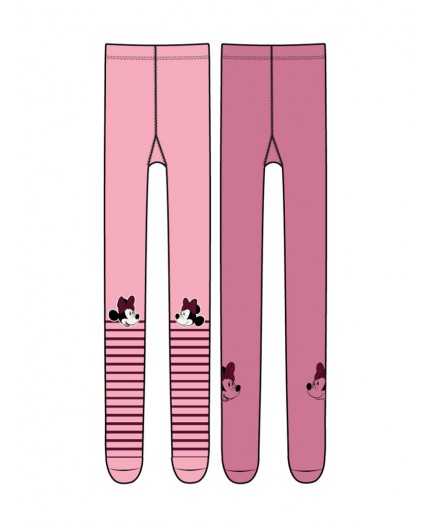 Колготки трикотажные для девочек, 2 пары в комплекте розовый,светло-розовый