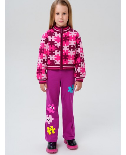 Кардиган трикотажный для девочек розовый,светло-розовый,бордовый