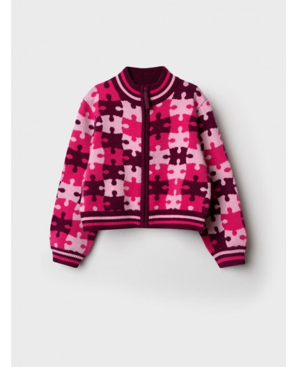 Кардиган трикотажный для девочек розовый,светло-розовый,бордовый