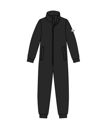 Комбинезон трикотажный для мальчиков черный