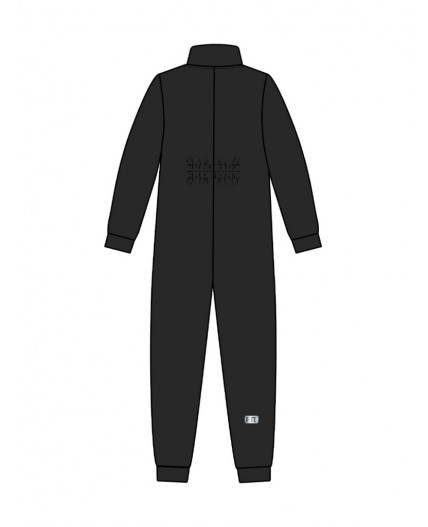 Комбинезон трикотажный для мальчиков черный
