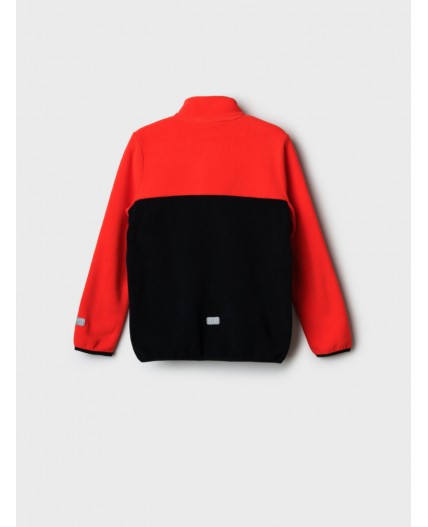 Куртка трикотажная для мальчиков черный,серебряный,красный