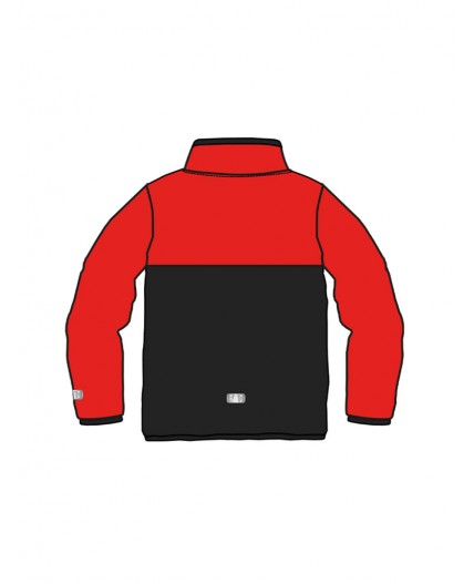 Куртка трикотажная для мальчиков черный,серебряный,красный