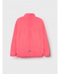 Куртка трикотажная для девочек розовый неоновый