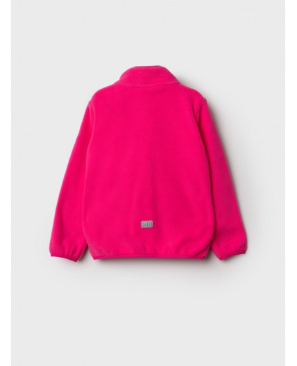 Куртка трикотажная для девочек розовый неоновый