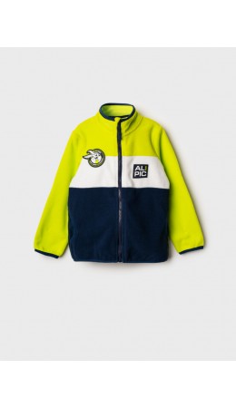 Куртка трикотажная для мальчиков белый,тёмно-синий,зеленый